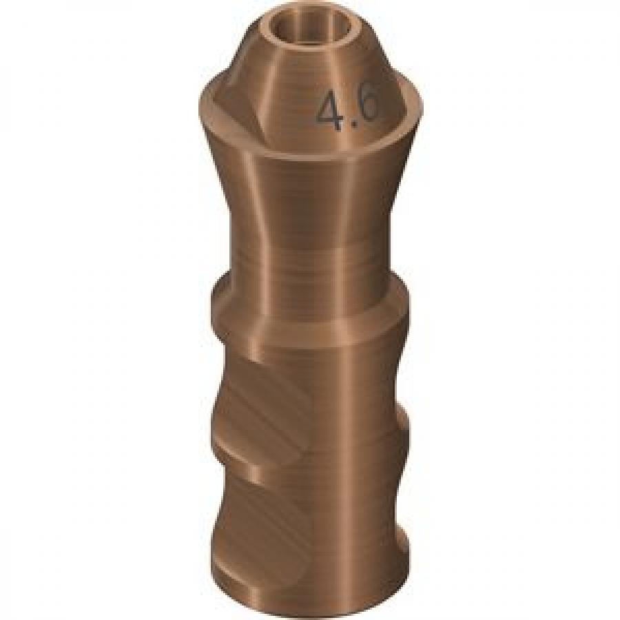 ANALOG FOR SCREW-RETAINED ABUTMENT, TAN, STRAIGHT 0°, Ø 4.6MM