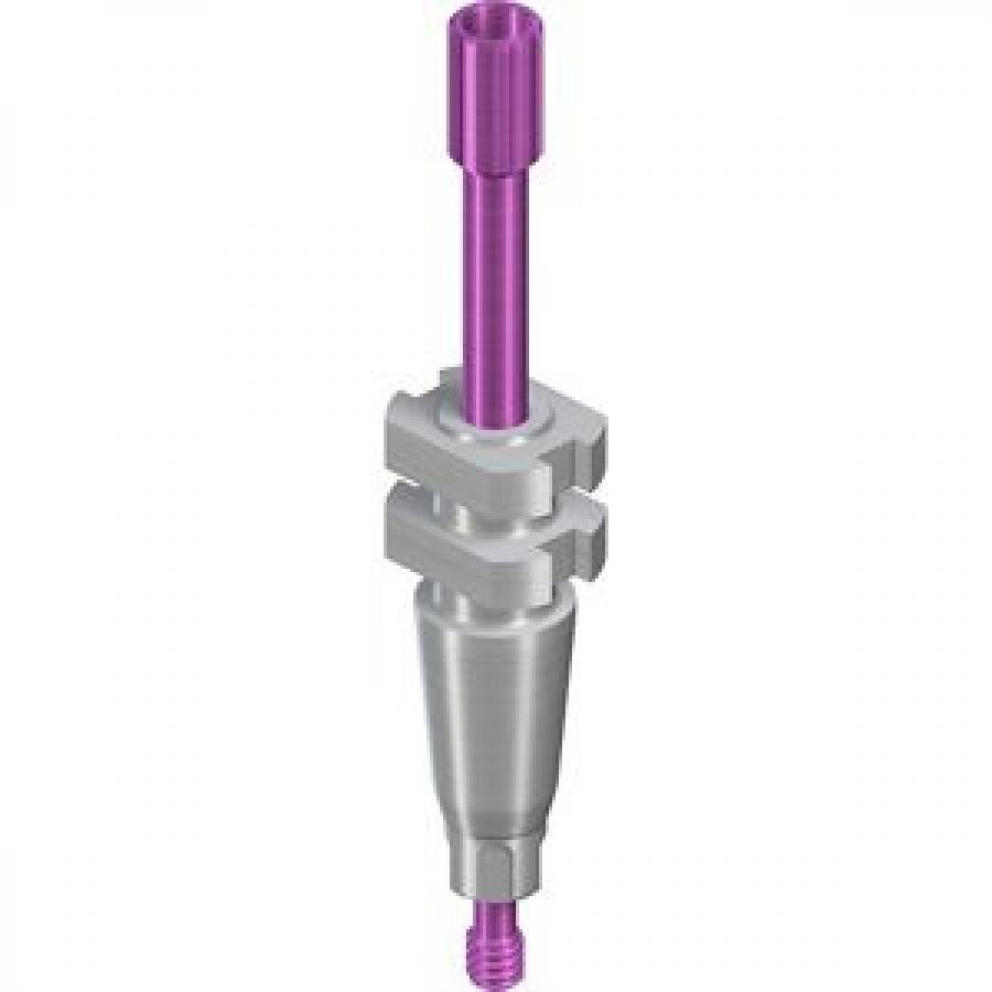 RC IMPRESSION POST, FOR OPEN TRAY, WITH GUIDE SCREW, L 30MM, TAN