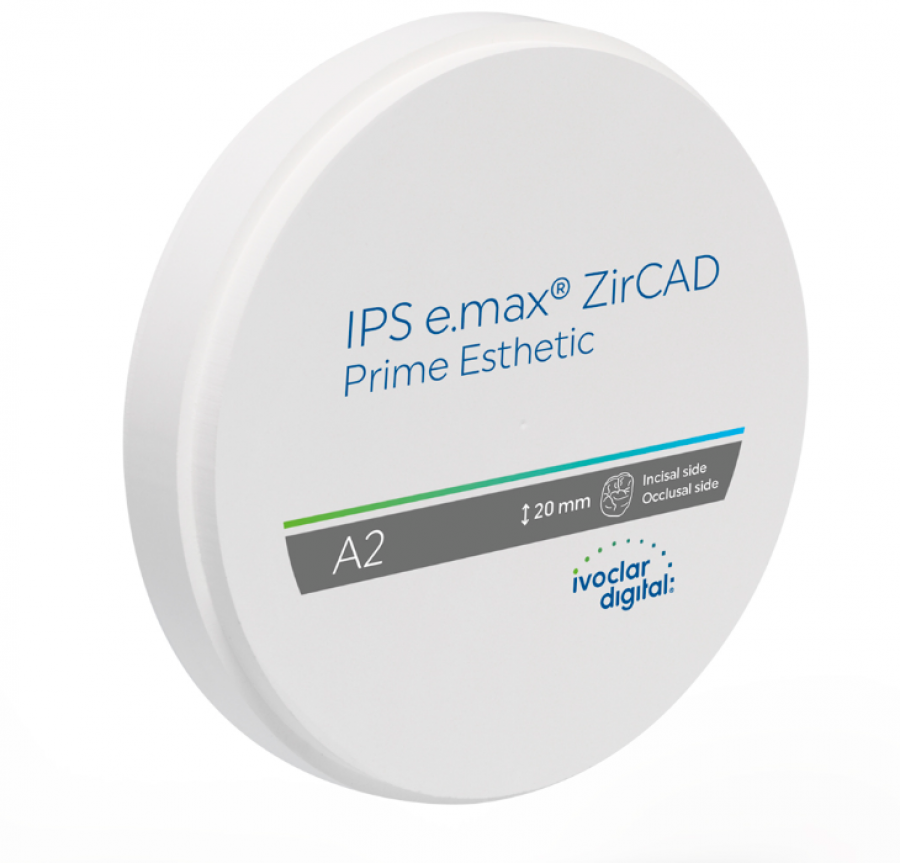 IPS e.max ZirCAD Prime Esthetic 20 x 98.5mm A2