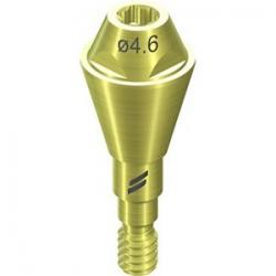 NC SCREW-RETAINED ABUTMENT, STRAIGHT, Ø 4.6MM, GH 3.5MM, TAN