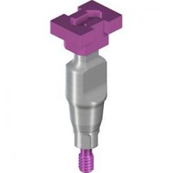 RC IMPRESSION POST CLOSED TRAY, WITH 1 GUIDE SCREW & 2 CAPS, TAN/POM