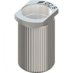 T-SLEEVE, Ø 2.8MM, H 6MM, GUIDED, STAINLESS STEEL