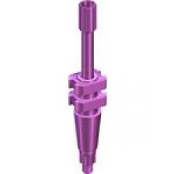 RB/WB IMPRESSION POST OPEN TRAY, LONG, INCL. GUIDE SCREW, L 24MM, TAN