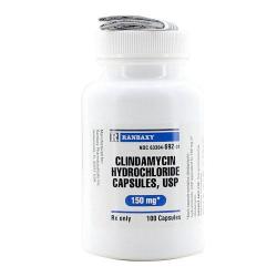 Clindamycin HCl Capsules 150mg Bottle 100/Bottle Each