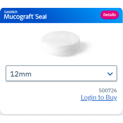 Mucograft® Seal:  Collagen Matrix 12mm diameter