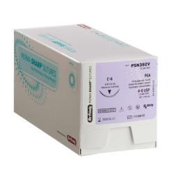 4-0 Violet PGA Suture 18", C-6 Needle 18.7 mm, 3/8 Circle Reverse Cut